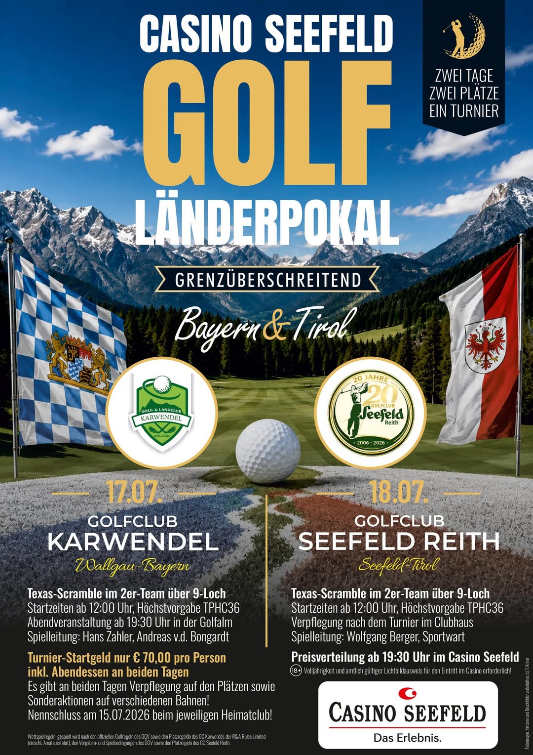 CASINO SEEFELD GOLF LÄNDERPOKAL